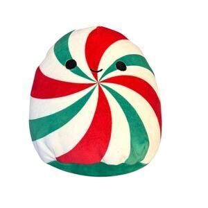Squishmallows Multicolor Dulce Peppermint Candy 10" Christmas Stuffed Plush NWT